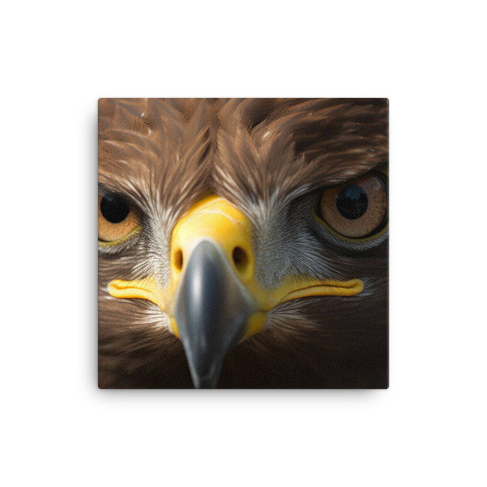 Stunning close-up portrait of a Golden Eagle Canvas - PosterfyAI.com
