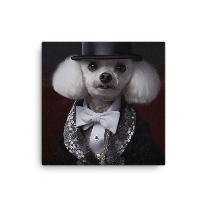 The Glamorous Poodle Canvas - PosterfyAI.com