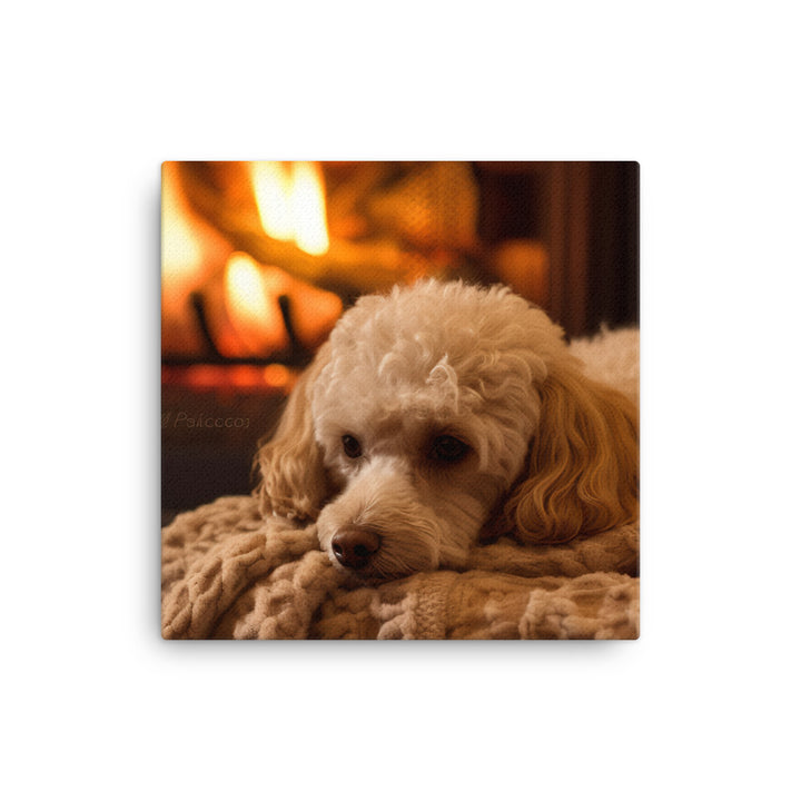 The Adorable Poodle Canvas - PosterfyAI.com