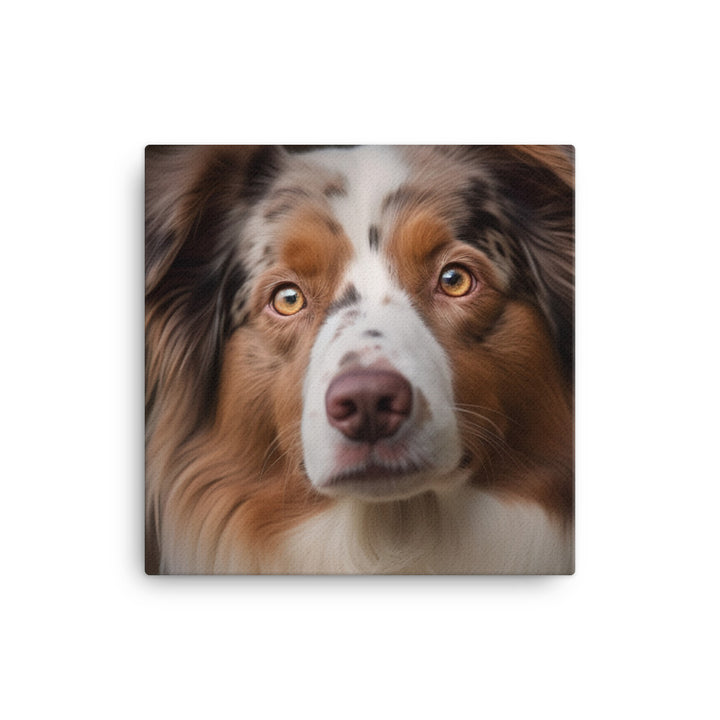 Australian Shepherd Canvas - PosterfyAI.com