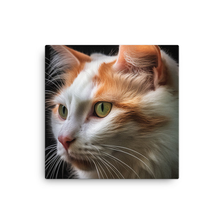 Spirit of Turkish Van Cat Canvas - PosterfyAI.com