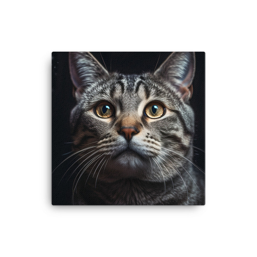 American Shorthair Cat Canvas - PosterfyAI.com