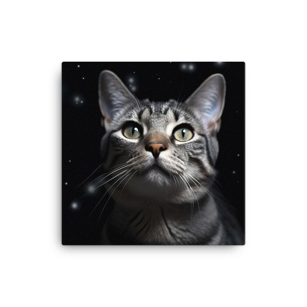American Shorthair Cat Canvas - PosterfyAI.com