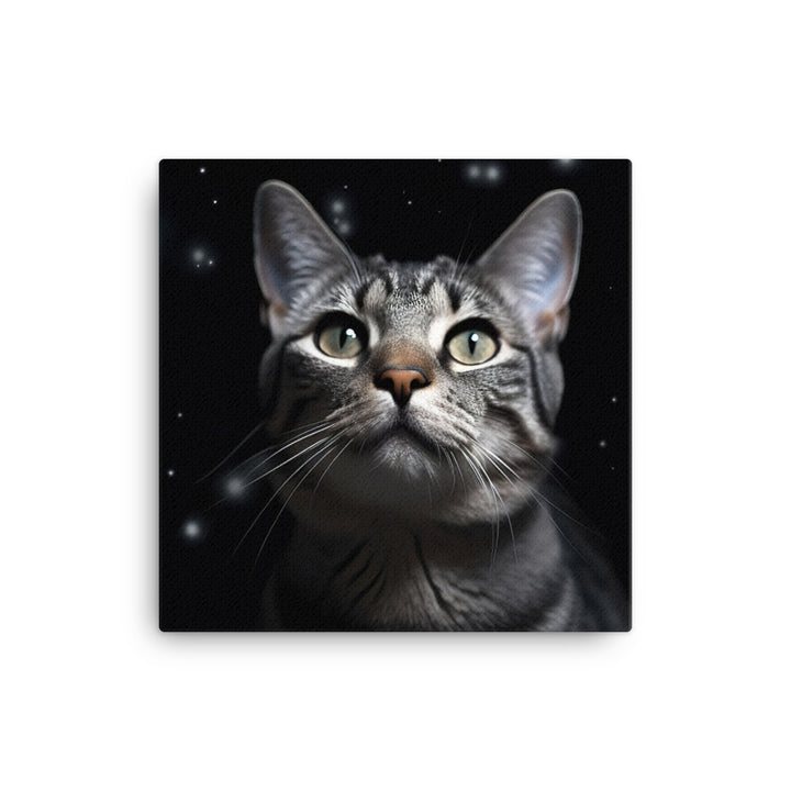American Shorthair Cat Canvas - PosterfyAI.com