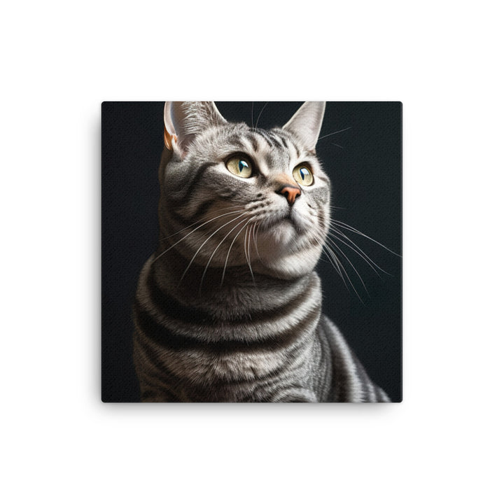 American Shorthair Cat Canvas - PosterfyAI.com