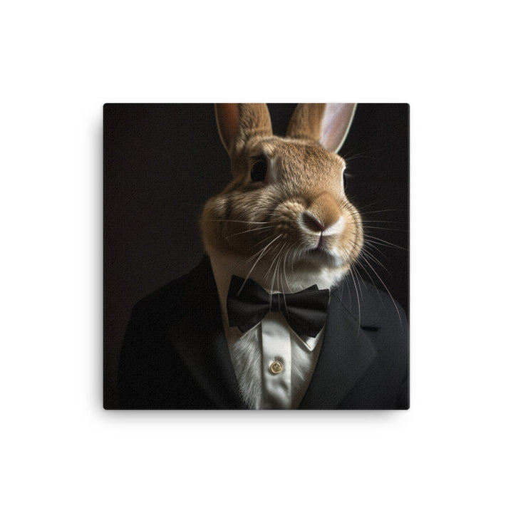 Beveren Bunny Canvas - PosterfyAI.com