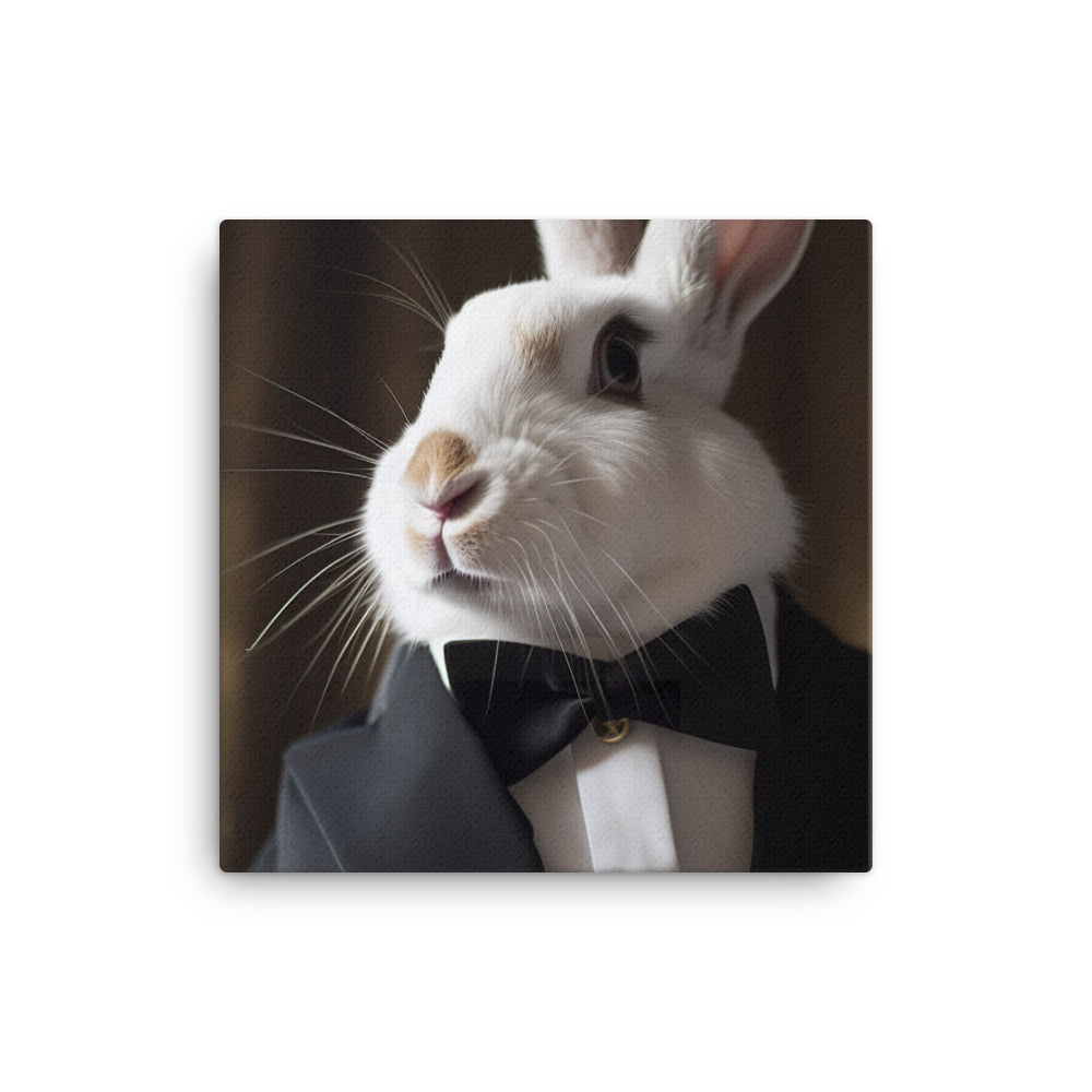 Beveren Bunny Canvas - PosterfyAI.com