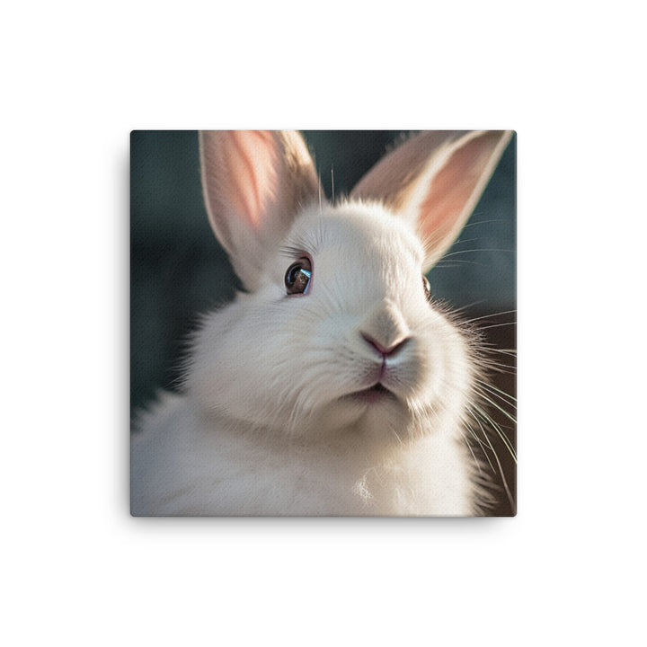 Beveren Bunny Canvas - PosterfyAI.com