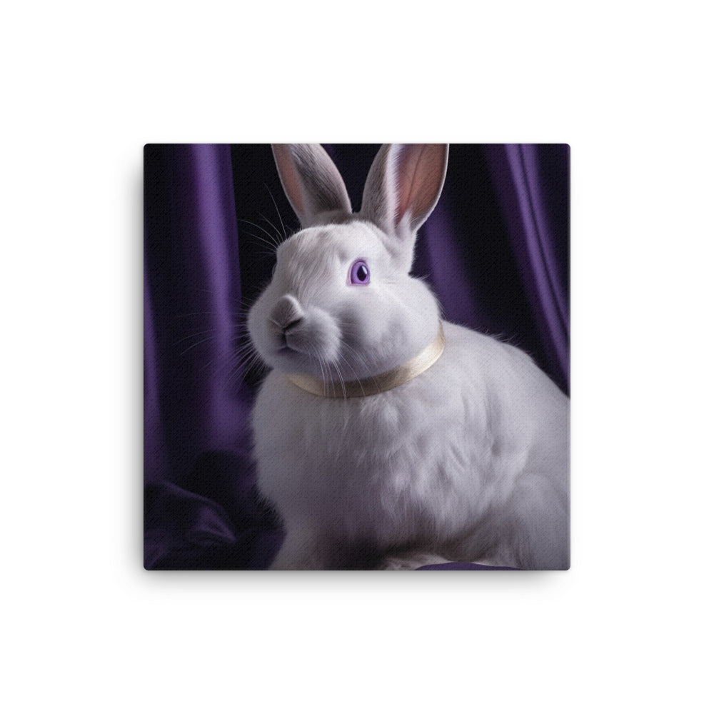 Beveren Bunny Canvas - PosterfyAI.com