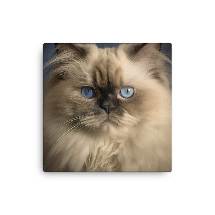 Beauty of Himalayan Cat Canvas - PosterfyAI.com