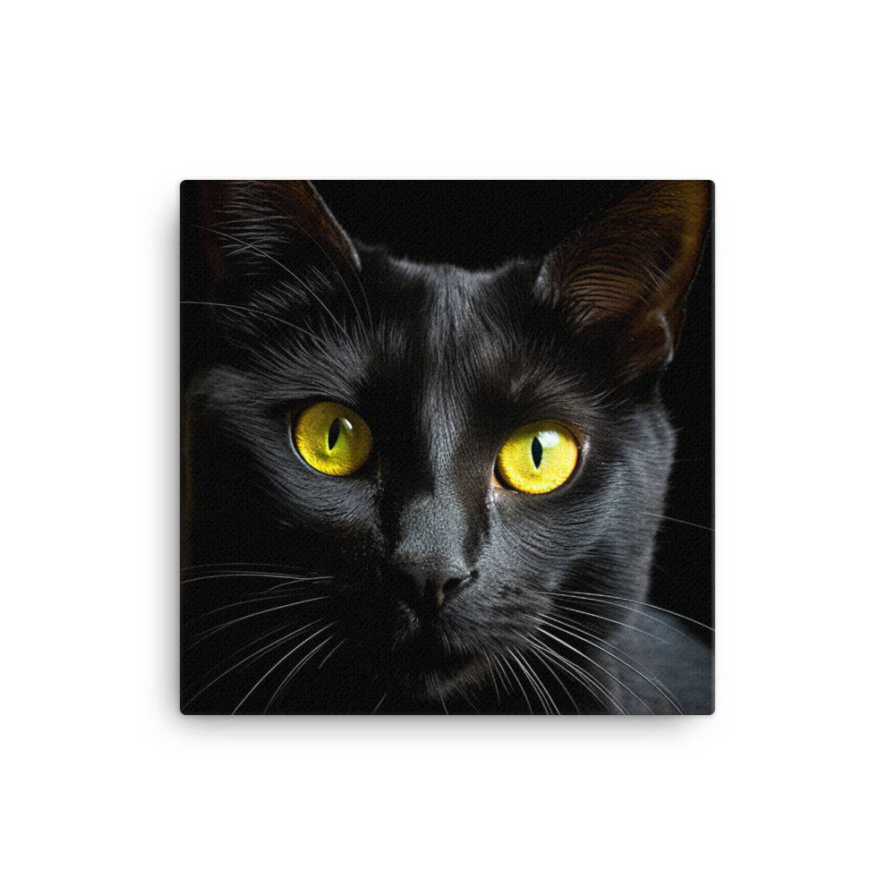 Bombay Cat in Stunning Detail Canvas - PosterfyAI.com
