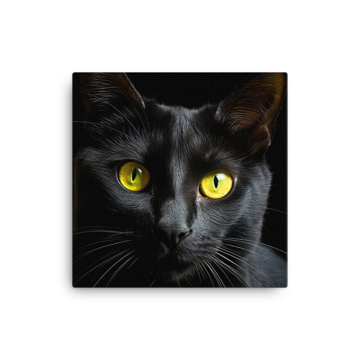 Bombay Cat in Stunning Detail Canvas - PosterfyAI.com