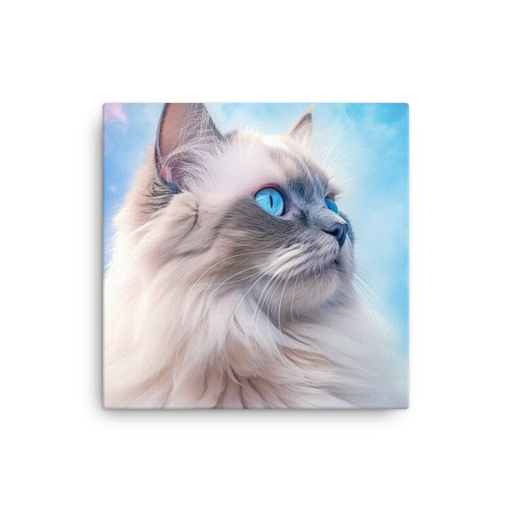 Birman Cat Canvas - PosterfyAI.com