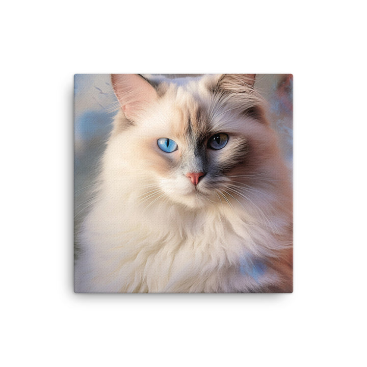 Birman Cat Canvas - PosterfyAI.com