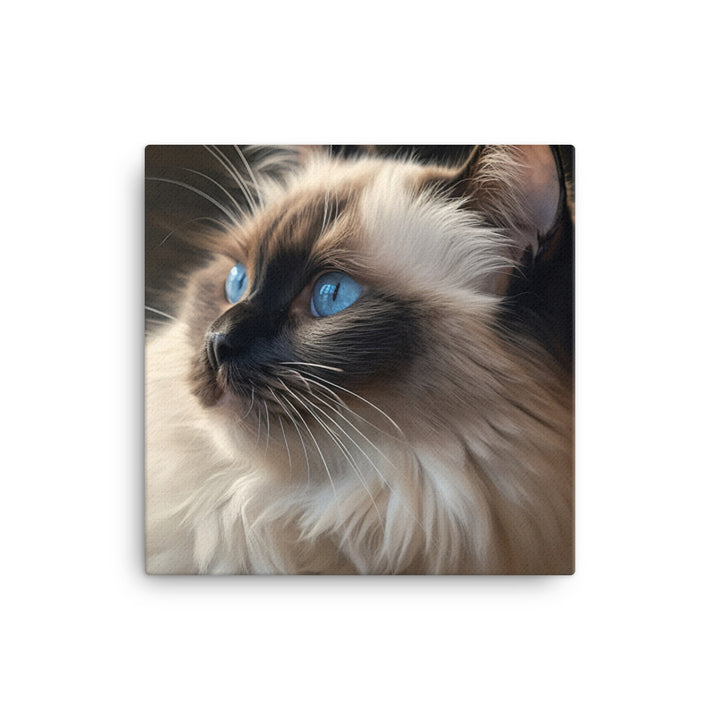 Birman Cat Canvas - PosterfyAI.com