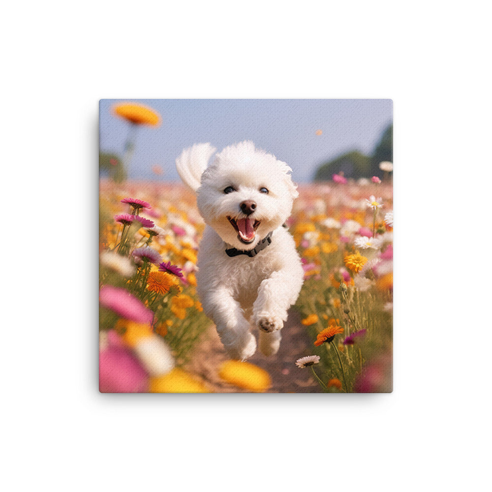 Bichon Frise Canvas - PosterfyAI.com