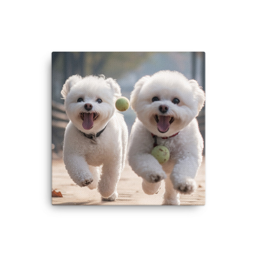 Bichon Frise Canvas - PosterfyAI.com