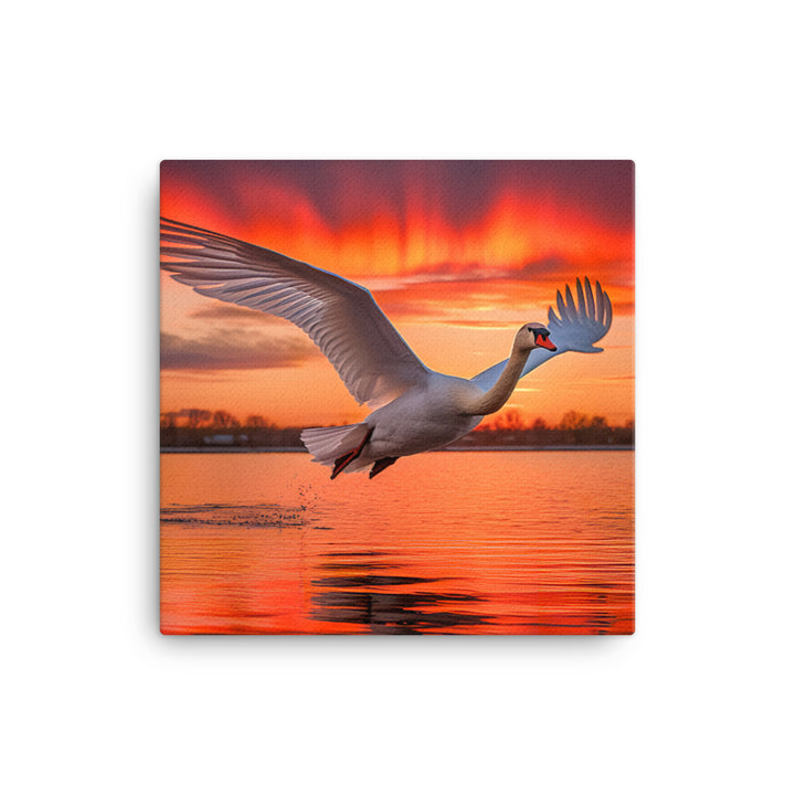 Swan Canvas - PosterfyAI.com