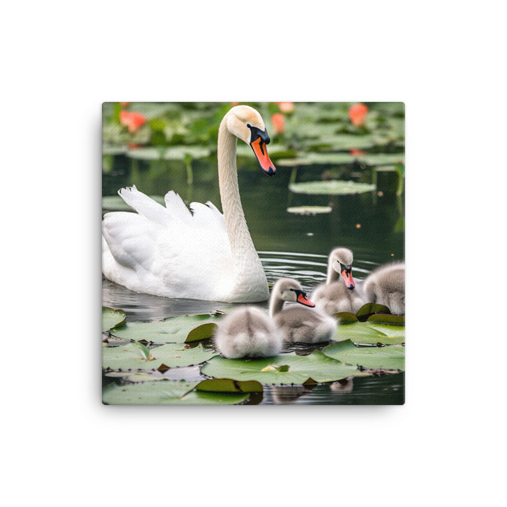 Swan Canvas - PosterfyAI.com