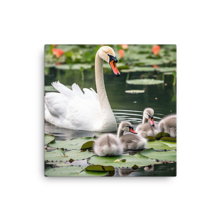 Swan Canvas - PosterfyAI.com