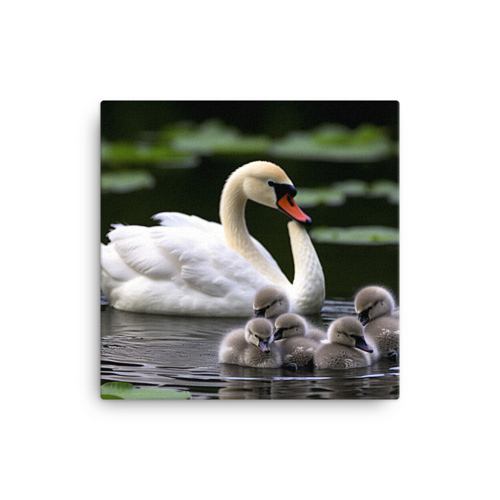 Swan Canvas - PosterfyAI.com