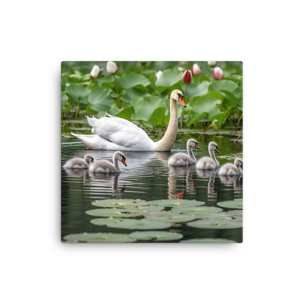 Swan Canvas - PosterfyAI.com