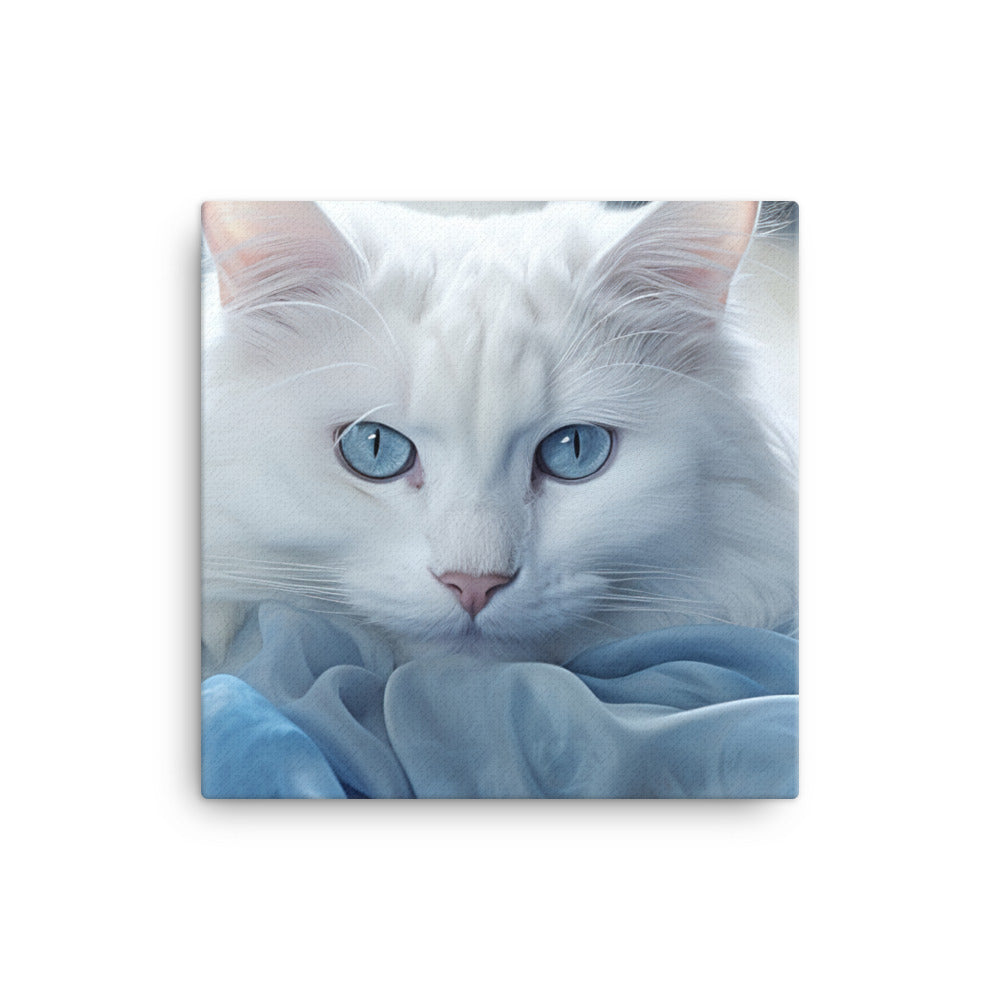 Turkish Angora Canvas - PosterfyAI.com