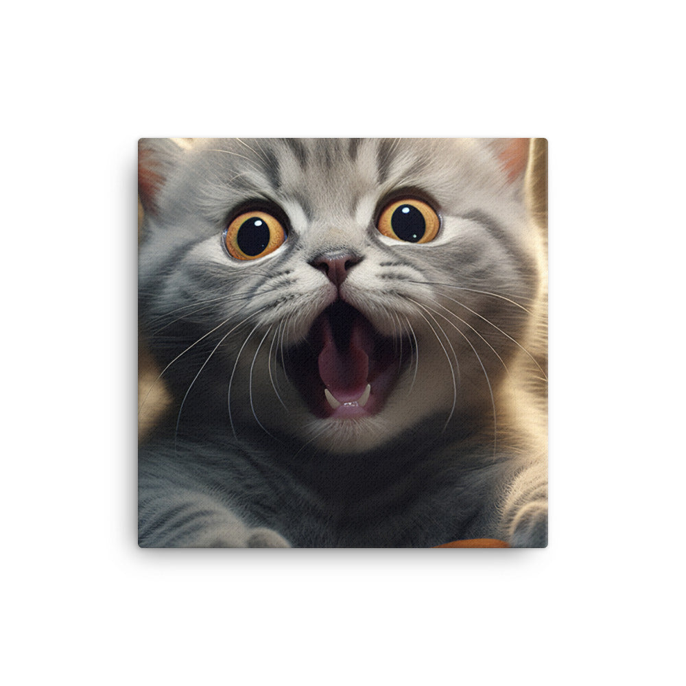 Scottish Fold Canvas - PosterfyAI.com