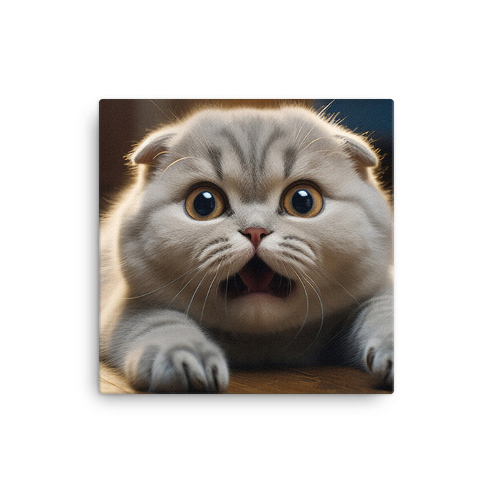 Scottish Fold Canvas - PosterfyAI.com