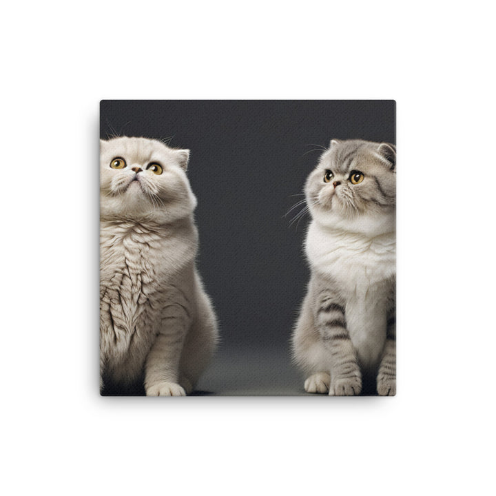 Scottish Fold Canvas - PosterfyAI.com