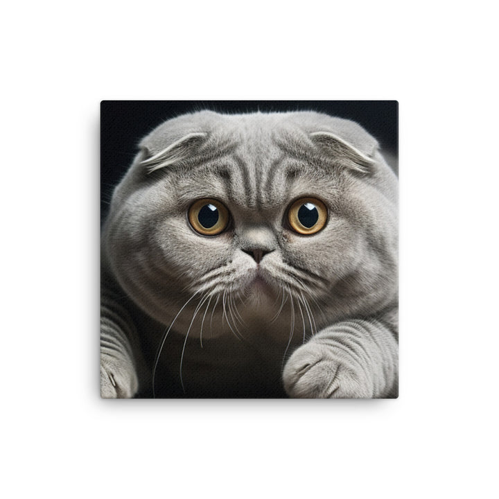 Scottish Fold Canvas - PosterfyAI.com