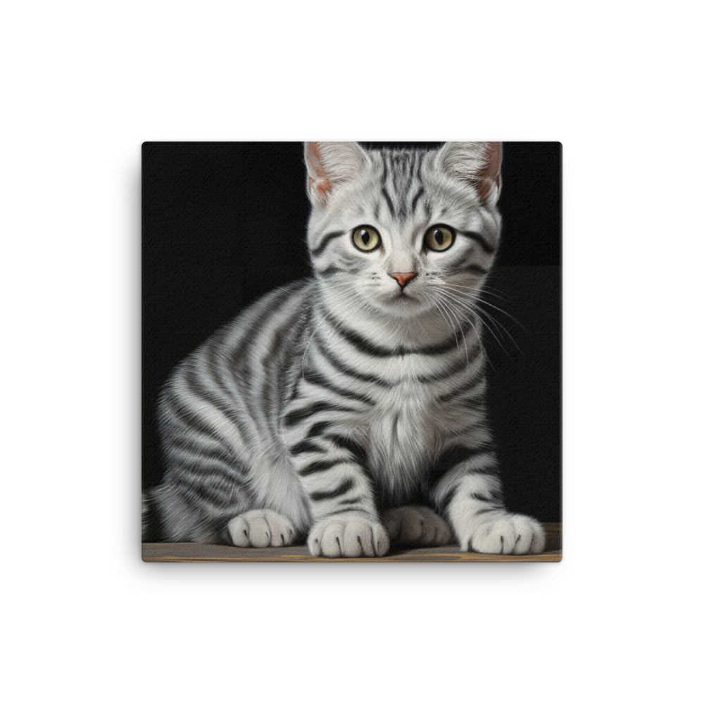 American Shorthair Canvas - PosterfyAI.com
