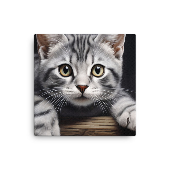 American Shorthair Canvas - PosterfyAI.com