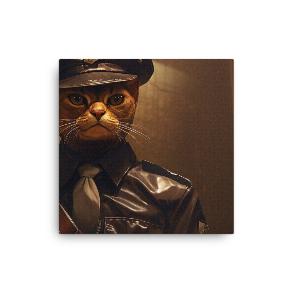 Abyssinian Prison Officer Canvas - PosterfyAI.com