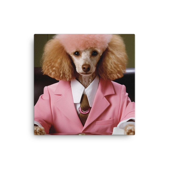Poodle Sales Consultant Canvas - PosterfyAI.com