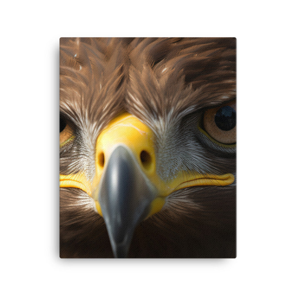 Stunning close-up portrait of a Golden Eagle Canvas - PosterfyAI.com