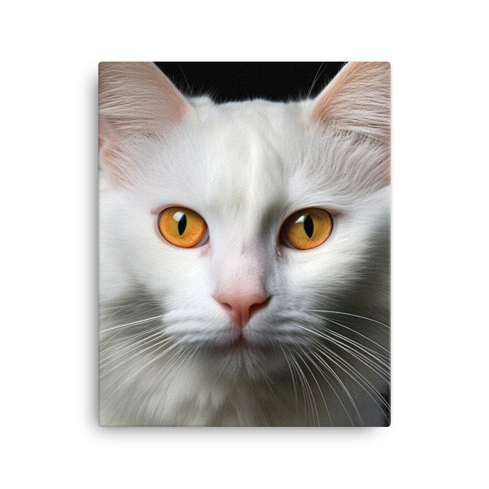 Spirit of Turkish Van Cat Canvas - PosterfyAI.com