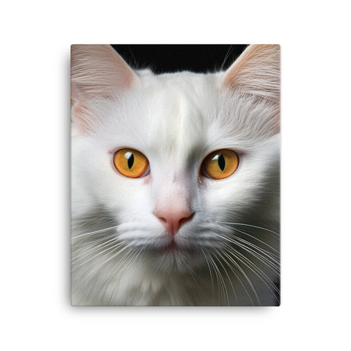 Spirit of Turkish Van Cat Canvas - PosterfyAI.com