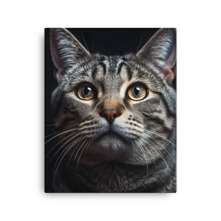 American Shorthair Cat Canvas - PosterfyAI.com