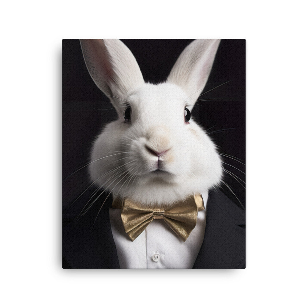 Beveren Bunny Canvas - PosterfyAI.com