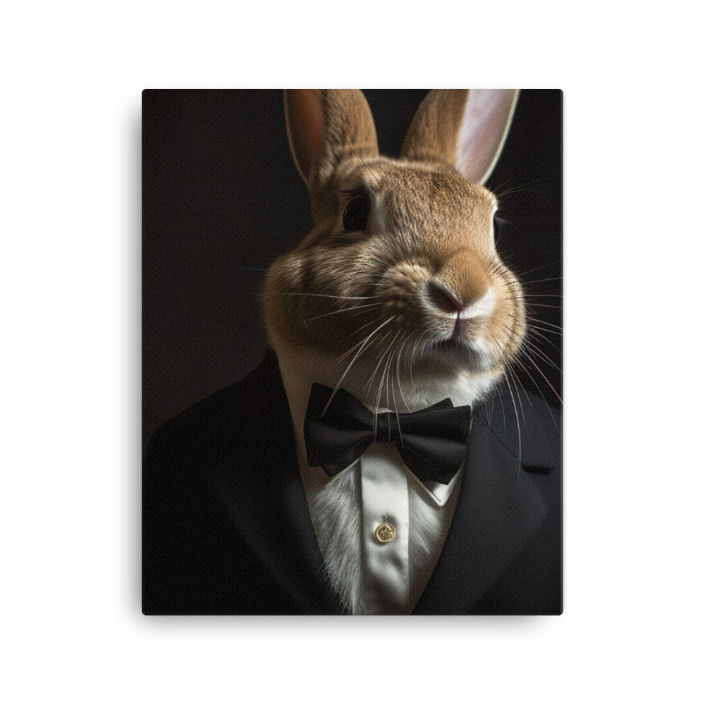 Beveren Bunny Canvas - PosterfyAI.com