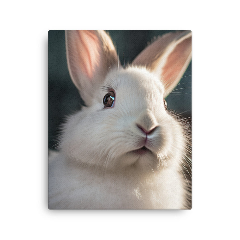 Beveren Bunny Canvas - PosterfyAI.com