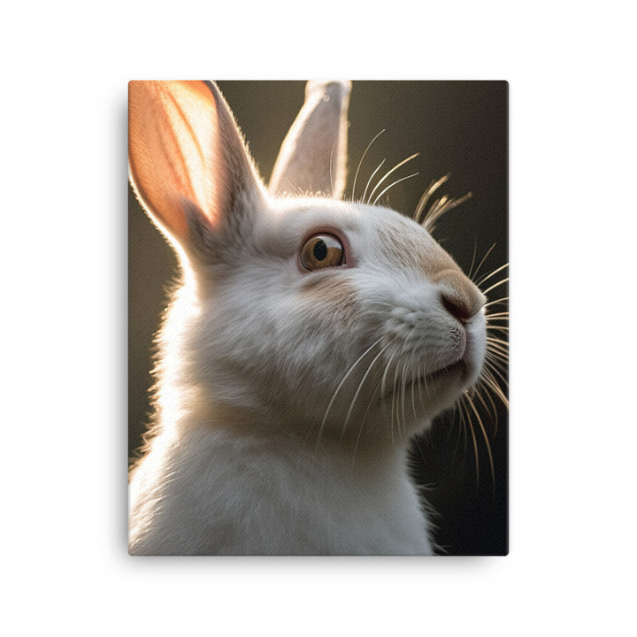 Beveren Bunny Canvas - PosterfyAI.com