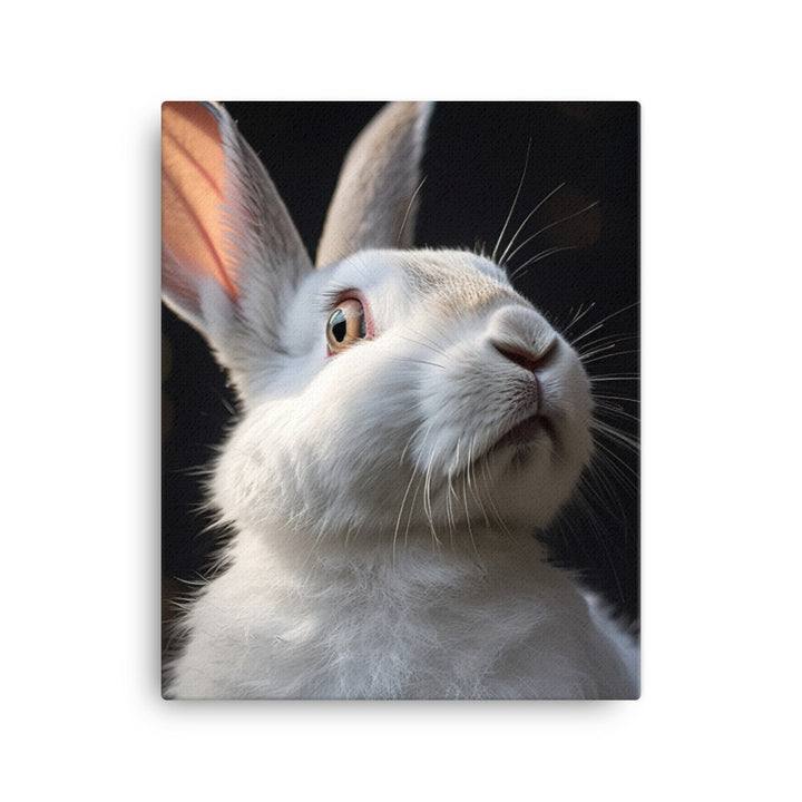 Beveren Bunny Canvas - PosterfyAI.com