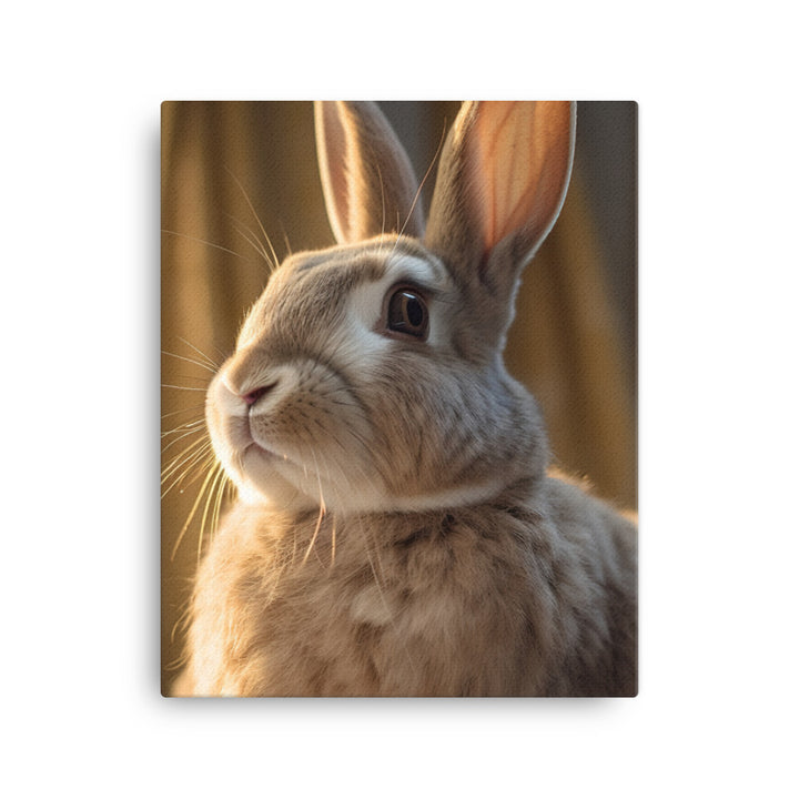 Beveren Bunny Canvas - PosterfyAI.com