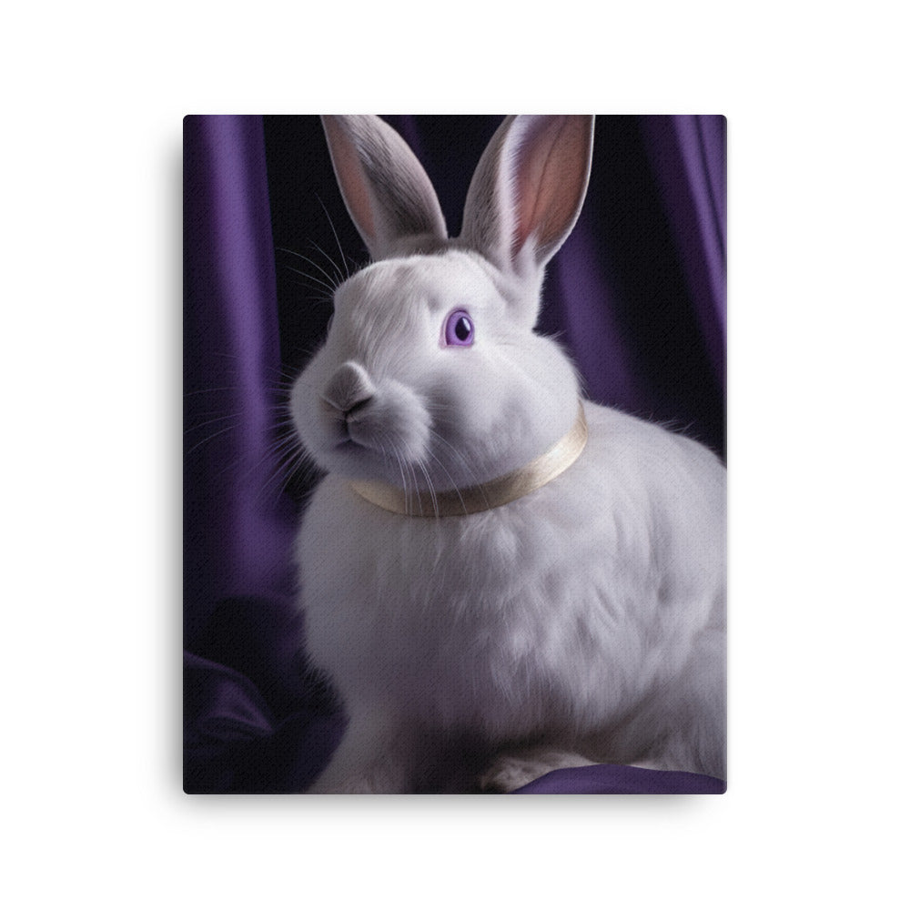Beveren Bunny Canvas - PosterfyAI.com