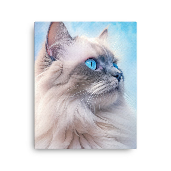 Birman Cat Canvas - PosterfyAI.com