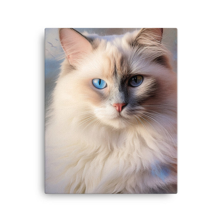Birman Cat Canvas - PosterfyAI.com