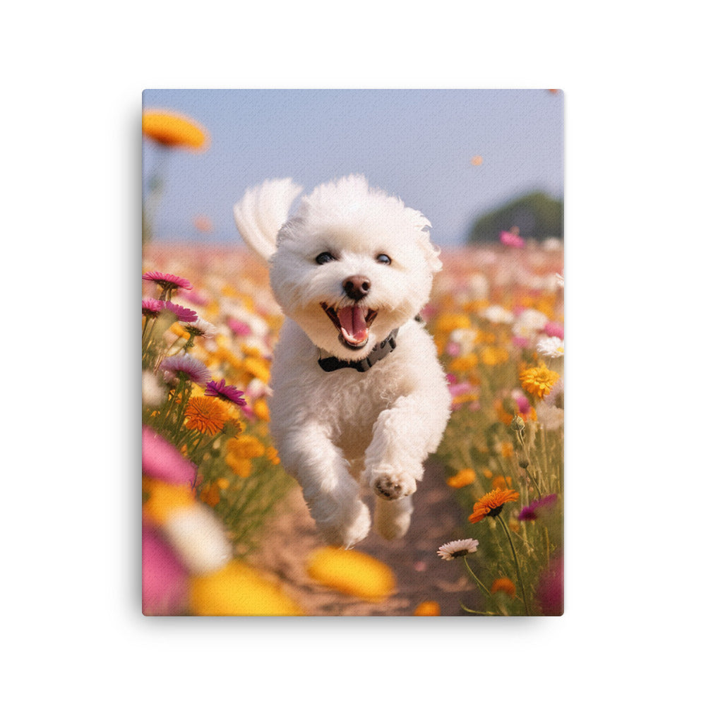 Bichon Frise Canvas - PosterfyAI.com