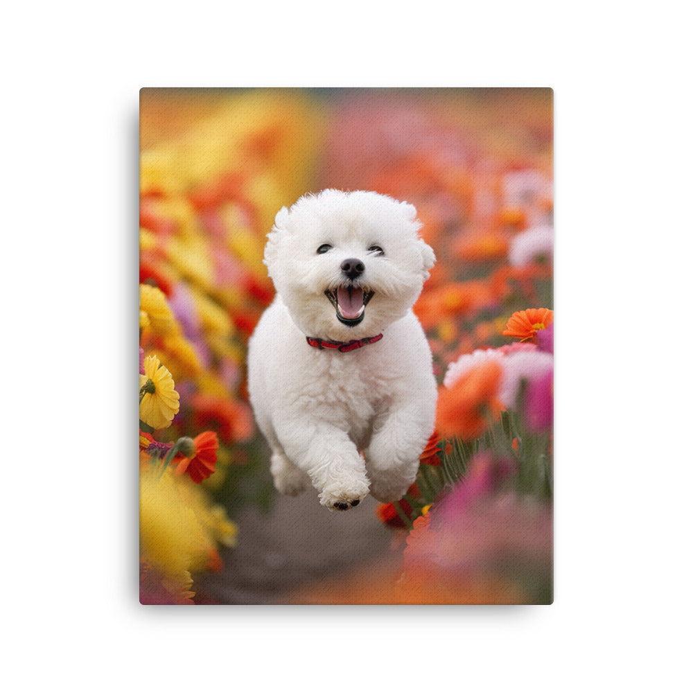Bichon Frise Canvas - PosterfyAI.com